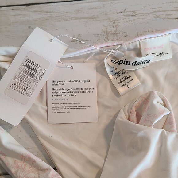 Dippin Daisys Seashore Pink Butterfly Bikini Bottom NEW Swim Beach Large - Picture 4 of 8